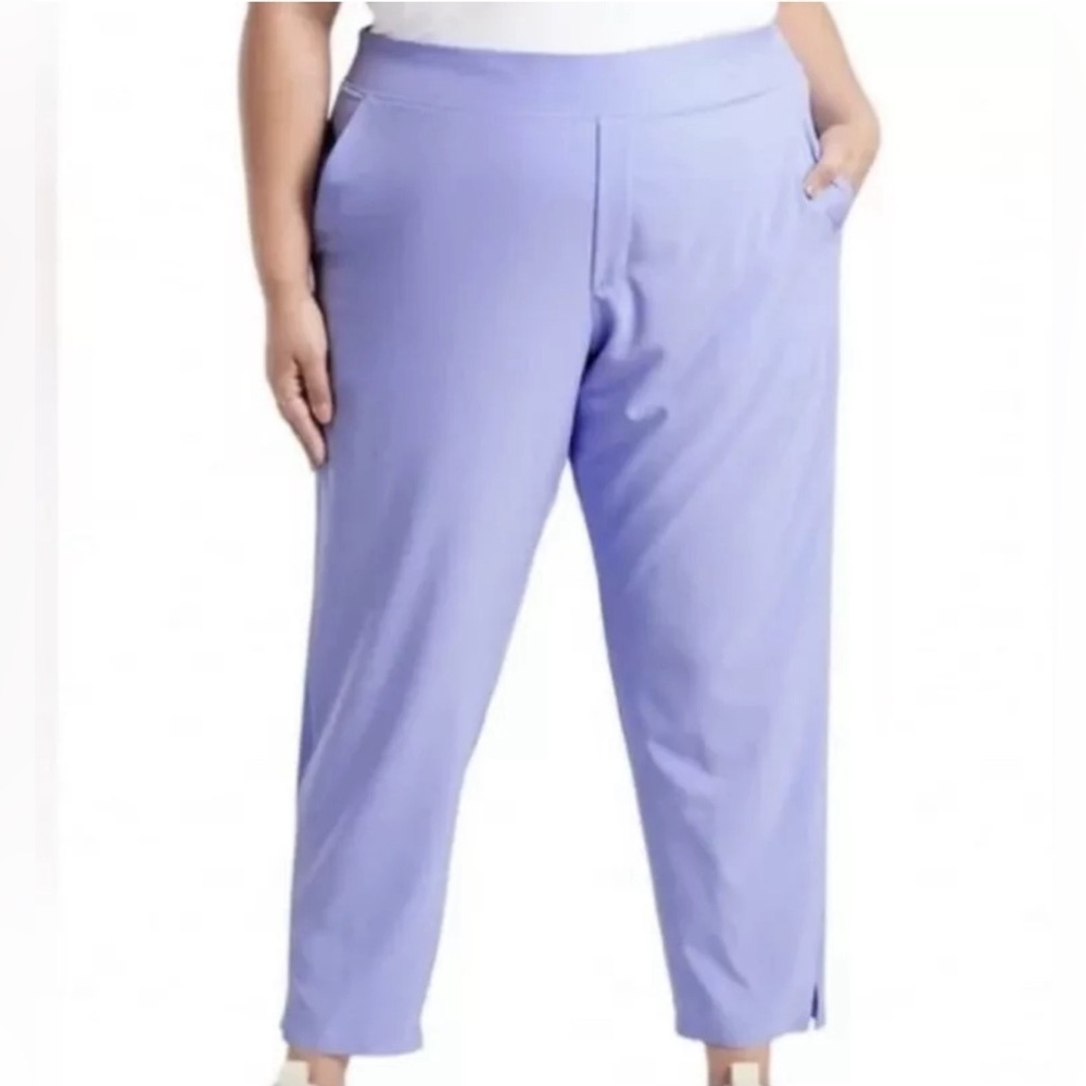 Athleta Brooklyn Ankle Pants Plus Sz 26 Stretch Athleisure Vacation Sporty Comfy